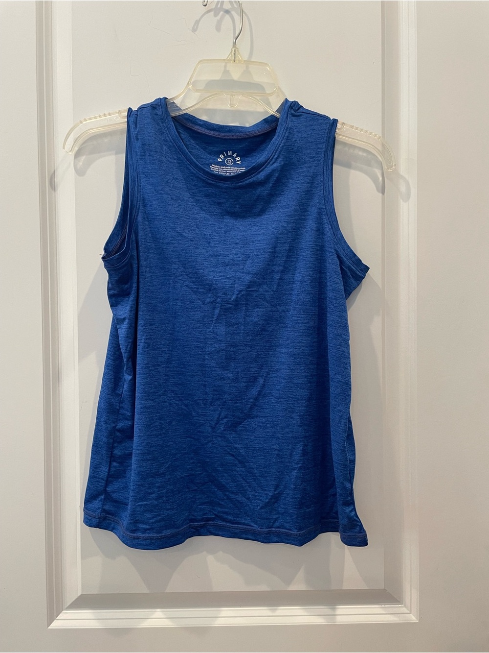 Primary Royal Blue Sleeveless Tank Top